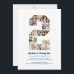 Personalized 2nd Birthday Invitation Photo Collage<br><div class="desc">Celebrate your little one's momentous 2nd Birthday with this cute invitation. It's a personalized photo collage invite that allows you to create a truly unique and memorable design. This customizable template lets you insert your own cherished photos, capturing the precious moments of your baby's year. This invitation is perfect for...</div>