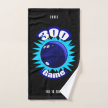 Personalized 300 Game Blues Bowling
