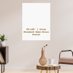 Personalized 30"x40" Standard Semi-Gloss Poster