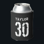 Personalized 30th Birthday Gag Gift Can Cooler<br><div class="desc">Add a Name for a Custom 30th Birthday Can Holder Gift.</div>