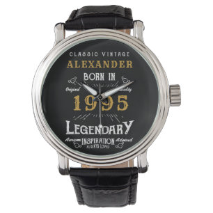 Personalized 30th Birthday Or Retirement Born 1995 Watch