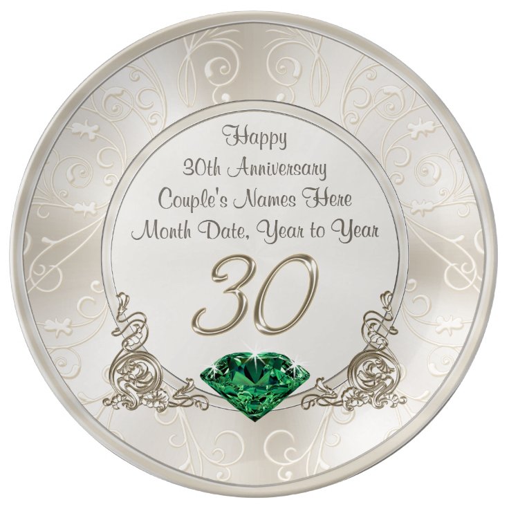 thirtieth wedding anniversary gift