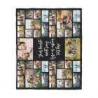 Personalized 34 Photo Collage Custom Quote