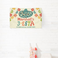 Personalized 3-Esta Mexican Themed Third Birthday