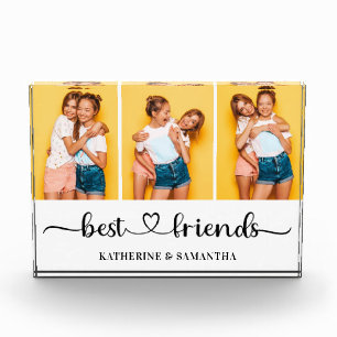 Personalized 3 Photo Collage Best Friends Forever