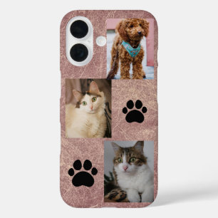 Personalized 3 Photo Phone Case Custom Collage