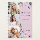 Personalized 3 Photo Pink Floral 2023