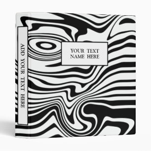Personalized 3 Ring Binder with Custom Text