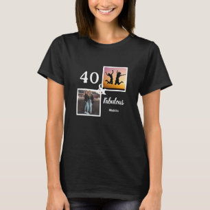 Personalized 40 & fabulous women's gift T-Shirt