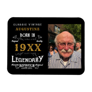 Personalized 40th Birthday Magnet