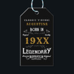 Personalized 40th Birthday Square Gift Tags<br><div class="desc">Personalized 40th birthday gift tag celebrating the "Birth Of A Legend". Add the name and details using our simple template. We also have a range of gifts and party supplies to match.</div>