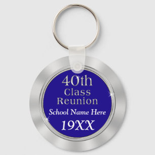 Personalized 40th Class Reunion Gifts, Your Keychain