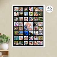 Personalized 45 Photo Collage Custom Colour