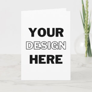 Personalized 4 Sides Wedding Folded 5x7 Invitation