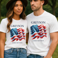 Personalized 4th of July Family Reunion Matching