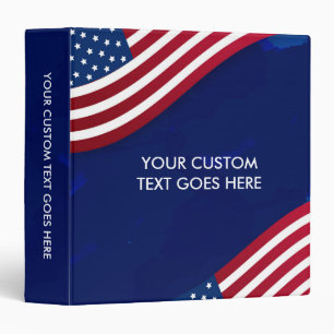 Personalized 4Th Of July Patriotic Photo Album Binder