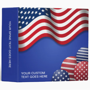 Personalized 4Th Of July Veterans Memorial Album Binder