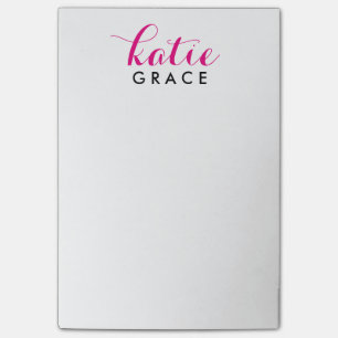 Personalized 4x6 Post-It Notes