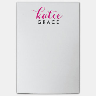 Personalized 4x6 Post-It Notes