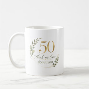 Personalized 50 Things We Love About Mom Coffee Mug