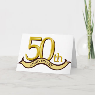 Personalized 50th Anniversary Gift Card