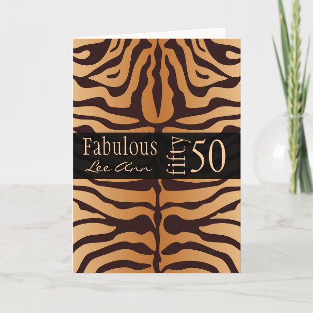 Personalized 50th Birthday Card for Baby Boomer Wo (Front)
