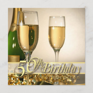 Personalized 50th Birthday Party Invitations
