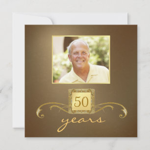 Personalized 50th Birthday Party Invitations