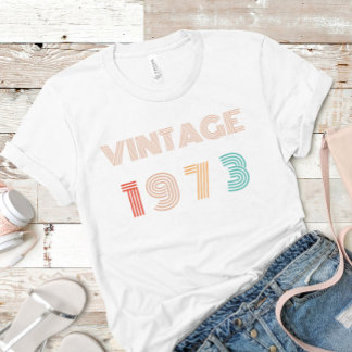 Personalized 50th Birthday Vintage 1973 T-Shirt
