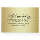 Personalized 50th Wedding Anniversary Gold