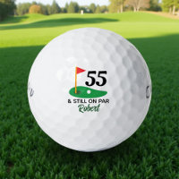 Personalized 55th Birthday Gift for Golfer