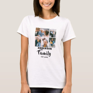 Personalized   5 Photo   Family T-Shirt