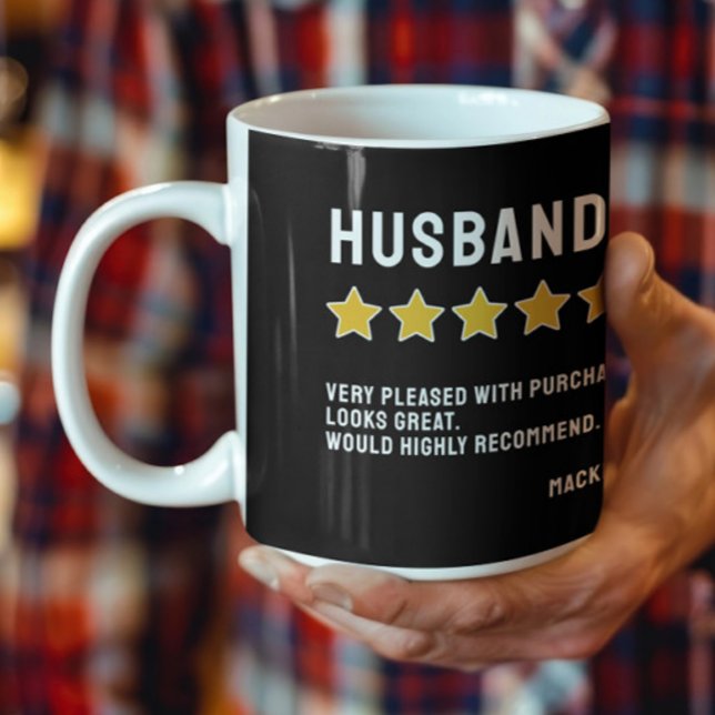 Personalized 5 Star Review Would Recommend Coffee Mug (Personalized 5 Star Review Would Recommend Coffee Mug by Ricaso. Change the text to suit as required)