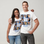 Personalized 5 Years Anniversary 8 Photo Collage T-Shirt<br><div class="desc">Personalized 5 Years Anniversary 8 Photo Collage. Customize this wedding anniversary photo collage template with a number of years,  couple names and 8 photos.</div>