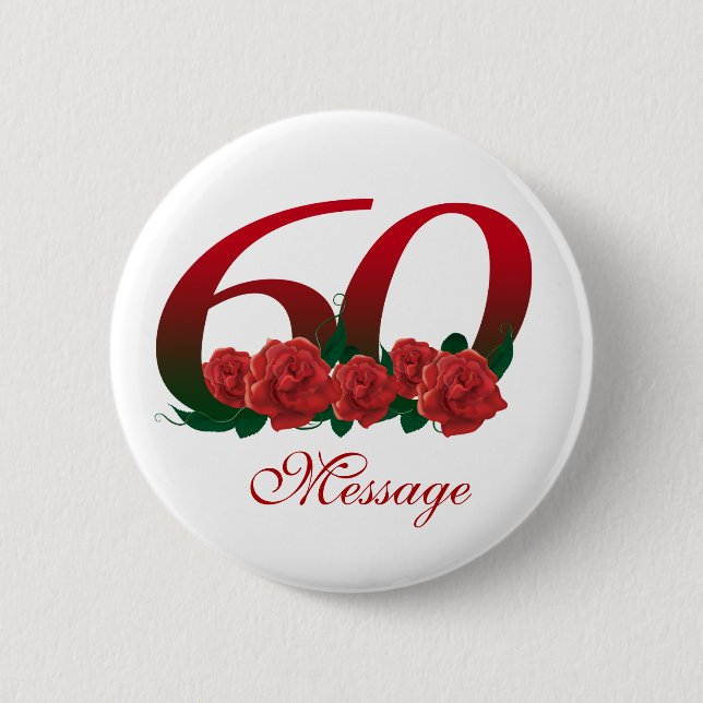 Personalized 60 2 inch round button (Front)