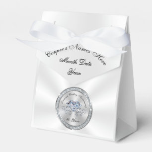Personalized 60th Anniversary Party Favours Boxes