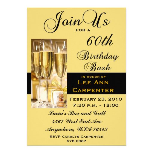 Unique 60Th Birthday Invitations 2