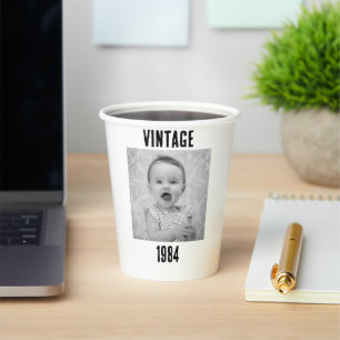 Personalized 60th Birthday Vintage 60th Cups 1965
