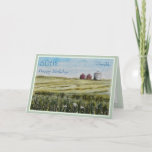 Personalized 60th Scenic Countryside Birthday Card<br><div class="desc">Countryside Rural Landscape 60th Birthday Greetings Card. Fully customizable Name and Age.  A card with a personal touch.</div>