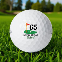 Personalized 65th Birthday Gift for Golfer