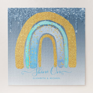 Personalized 676 Piece JIGSAW Christmas Rainbow Ji Jigsaw Puzzle
