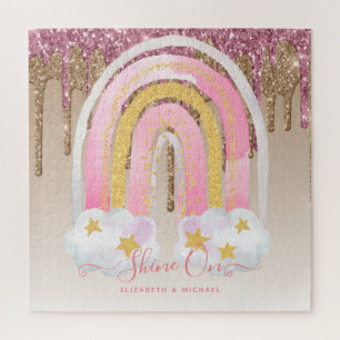 Personalized 676 Piece JIGSAW Christmas Rainbow Ji Puzzle