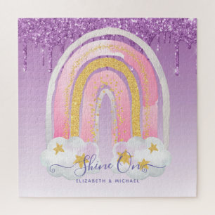 Personalized 676 Piece JIGSAW Christmas Rainbow Ji Puzzle