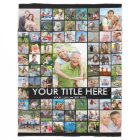 Personalized 68 Photo Collage Custom Colour