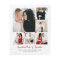 Personalized 6-photo blanket with names & quote
