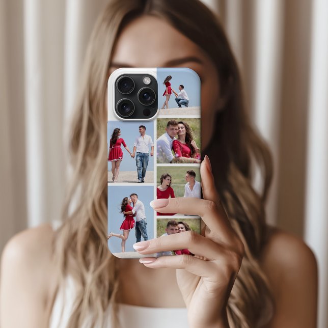 Personalized 6 Photo Collage  Case-Mate iPhone Case (Creator Uploaded)