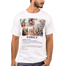 Personalized 6 Photo Collage Family Definition