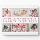 Personalized 6-Photo Grandma Custom Text Tabletop