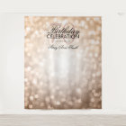 Personalized 70th Birthday Backdrop Rose Gold