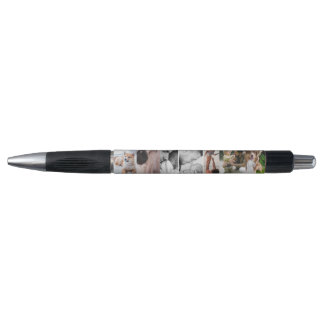 Personalized 7 Family Photo Collage Pen
